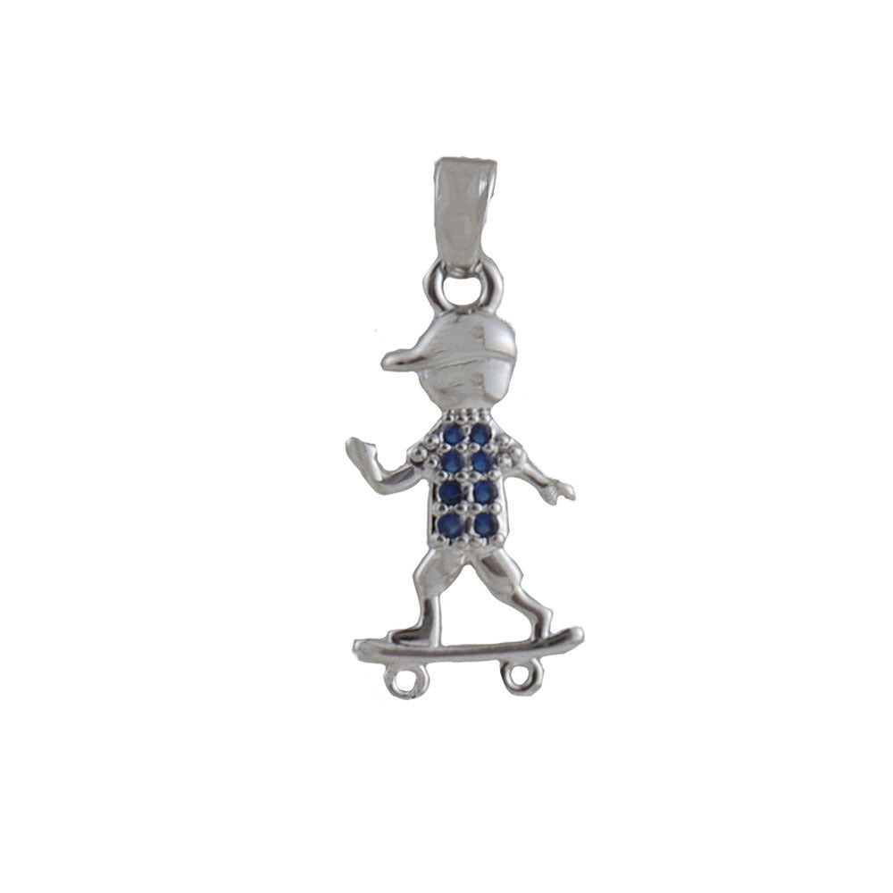 Handmade Girl Pendant Featuring Electroplated Real Gold Plated Copper Jewelry Accessories