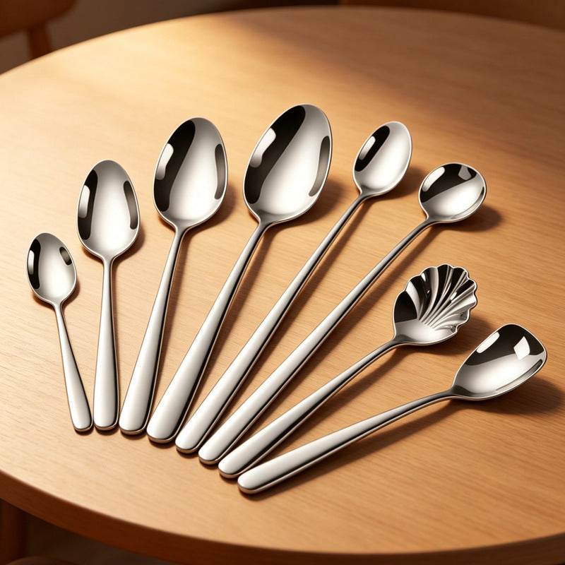 Elegant Solid Color Tableware Set With 304 Stainless Steel Inner Liner For Western Dining