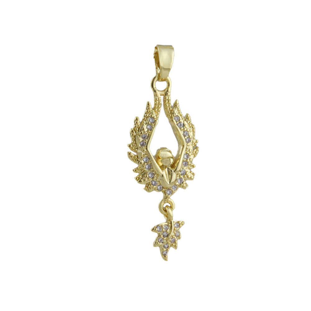 Copper Animal Pendant With Real Gold Plated Finish Featuring Electroplated Craftsmanship Jewelry Accessories