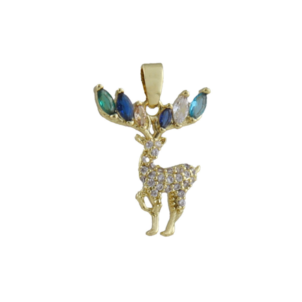 Copper Animal Pendant With Real Gold Plated Finish Featuring Electroplated Craftsmanship Jewelry Accessories