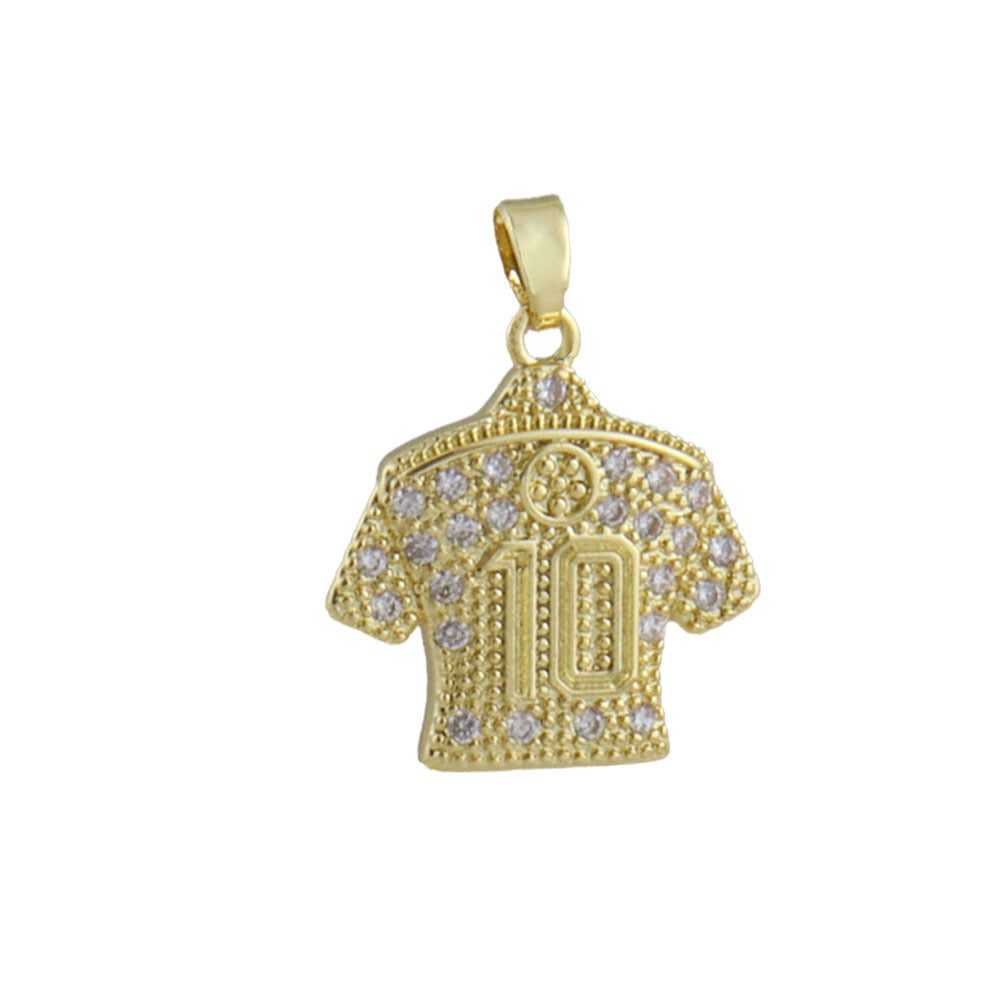 Copper Animal Pendant With Real Gold Plated Finish Featuring Electroplated Craftsmanship Jewelry Accessories