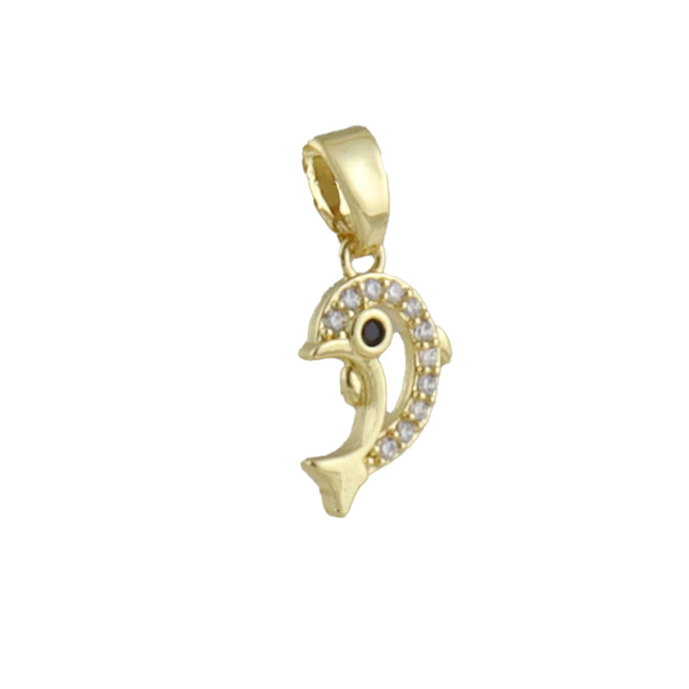 Copper Animal Pendant With Real Gold Plated Finish Featuring Electroplated Craftsmanship Jewelry Accessories