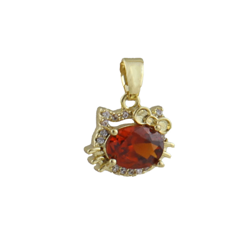 Copper Animal Pendant With Real Gold Plated Finish Featuring Electroplated Craftsmanship Jewelry Accessories