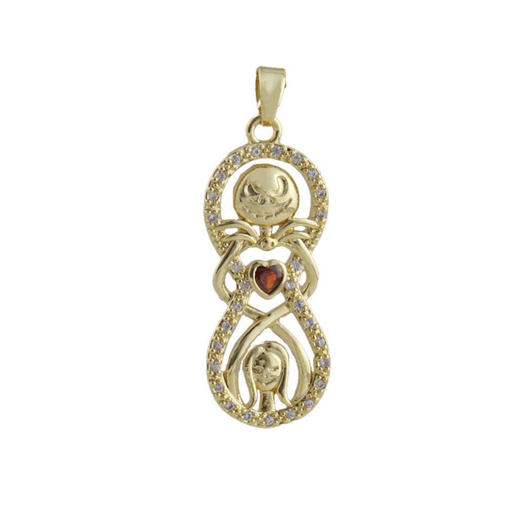 Life Tree Pendant In Copper With Real Gold Plated Finish Featuring Electroplated Craftsmanship, Gold Color Jewelry Accessory