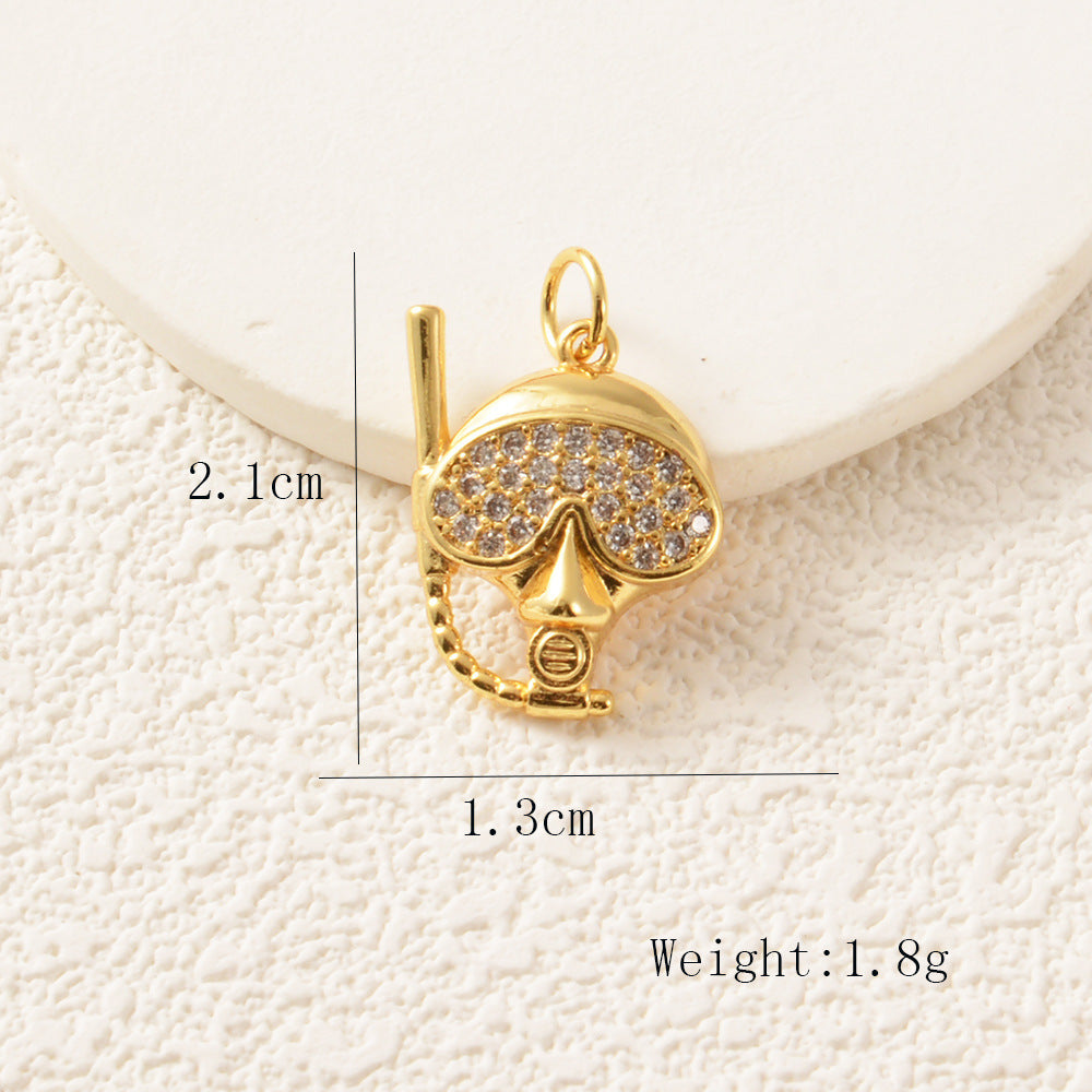 Copper Moon Pendant Featuring Electroplated Craftsmanship, Stylish Jewelry Accessory