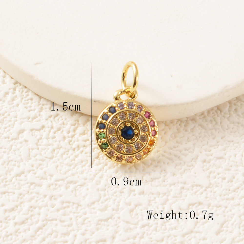 Copper Moon Pendant Featuring Electroplated Craftsmanship, Stylish Jewelry Accessory