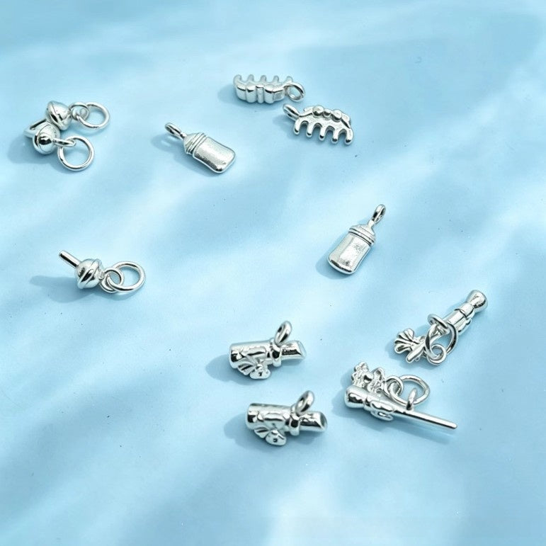 Candy Pendant 1 Piece In 925 Sterling Silver With Polished Finish, Silver Jewelry Accessory