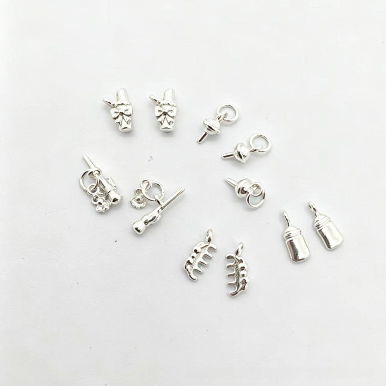 Candy Pendant 1 Piece In 925 Sterling Silver With Polished Finish, Silver Jewelry Accessory