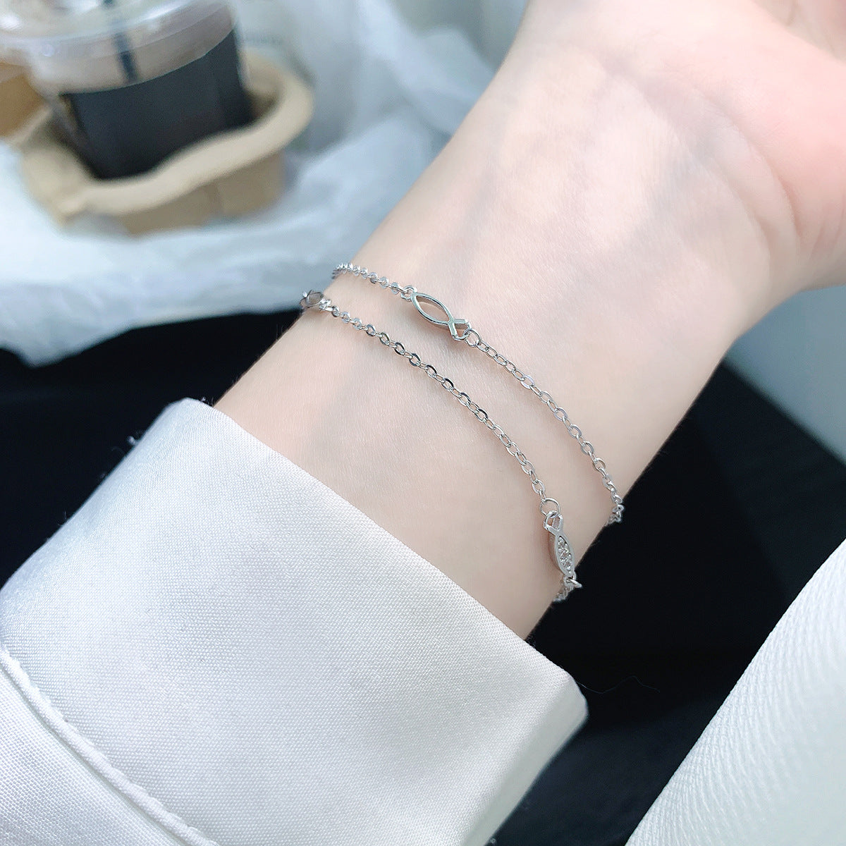 Cute Fish Bracelet For Women In 925 Sterling Silver, Perfect For Daily Wear