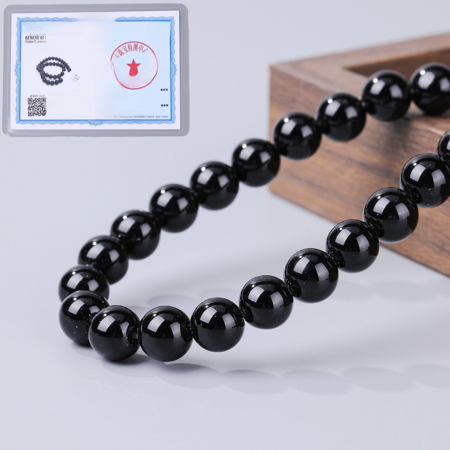 Handmade Obsidian Beads For Jewelry Making, Diameter 4mm, Dyed Black Natural Stone