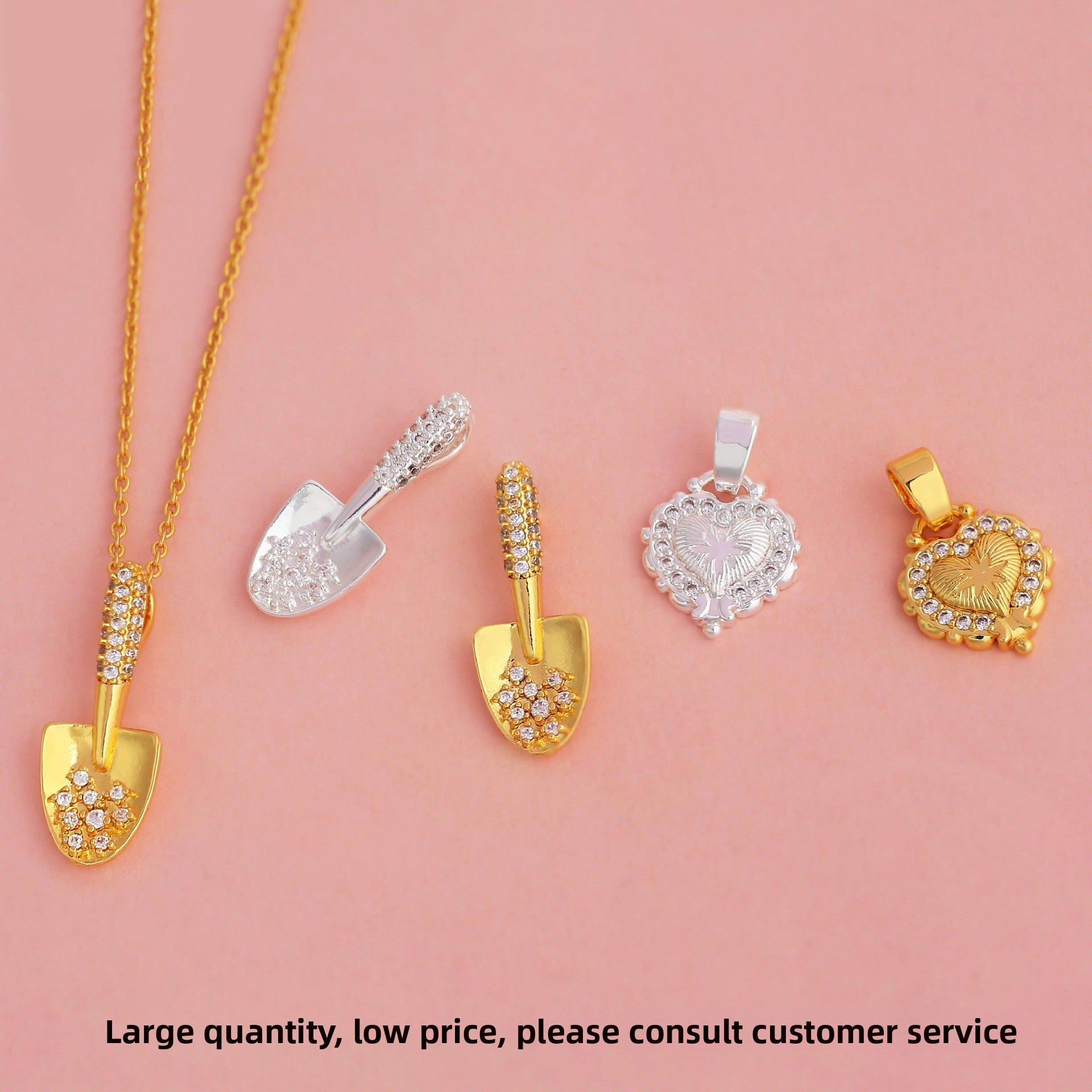 Copper Pendant With 18K Real Gold Plated Electroplated Finish In Gold Color Jewelry Accessories
