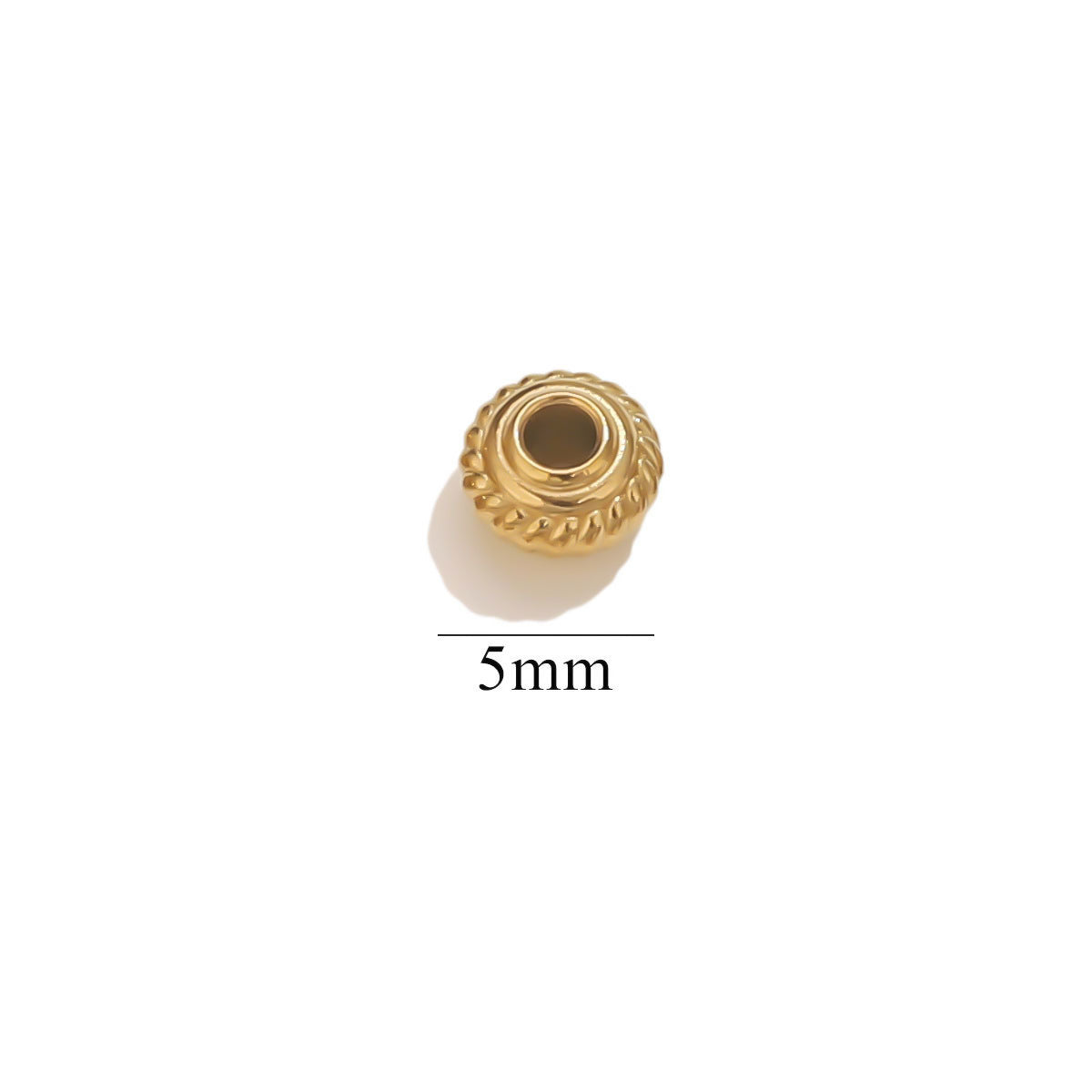 Maya Metal Beads With Electroplated Craft In Retro Style, Gold Jewelry Accessories