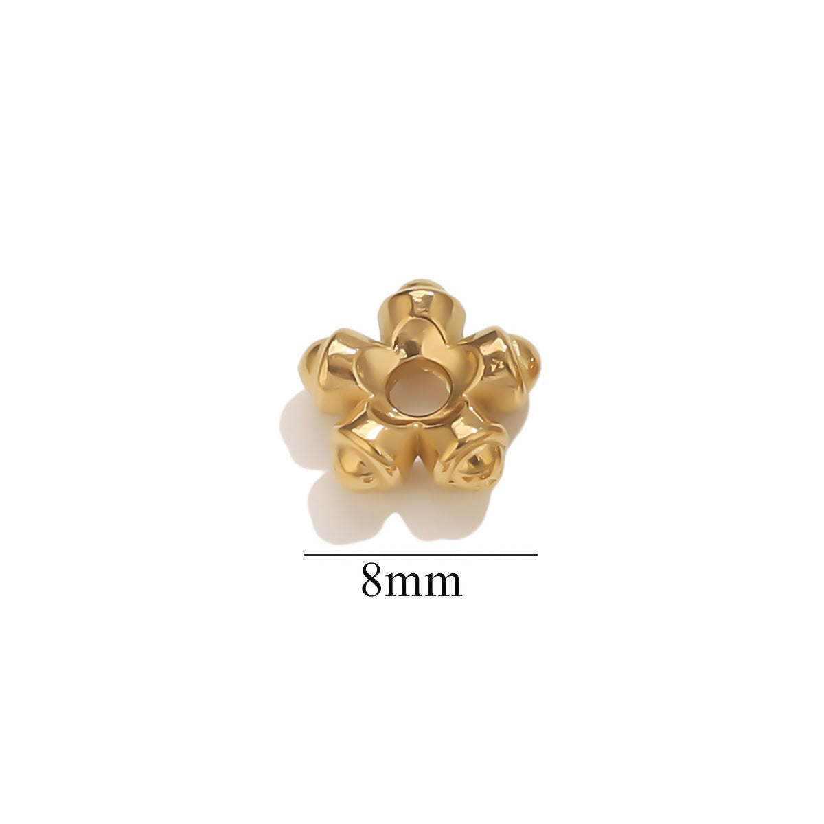 Maya Metal Beads With Electroplated Craft In Retro Style, Gold Jewelry Accessories