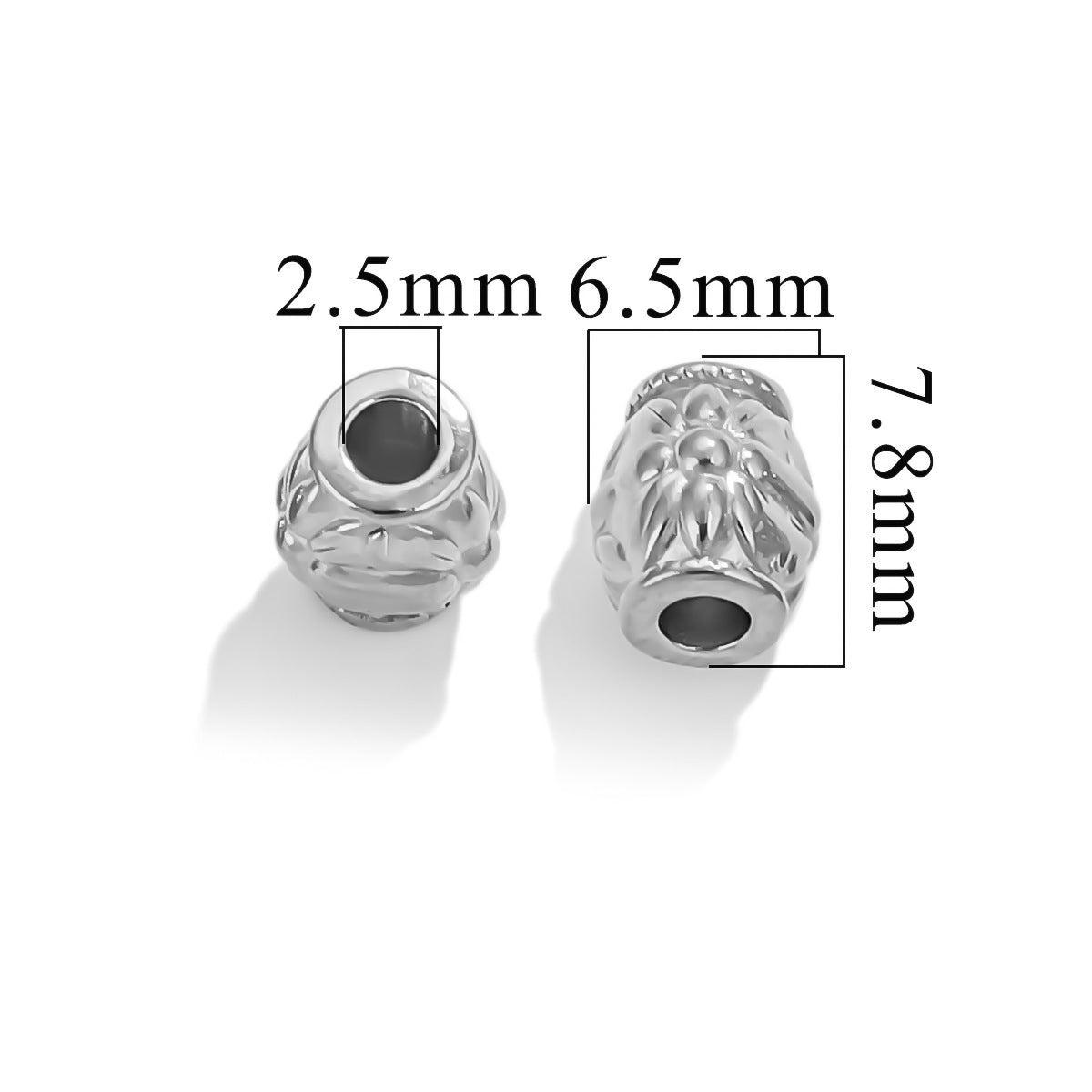 Maya Metal Beads With Electroplated Craft In Retro Style, Gold Jewelry Accessories