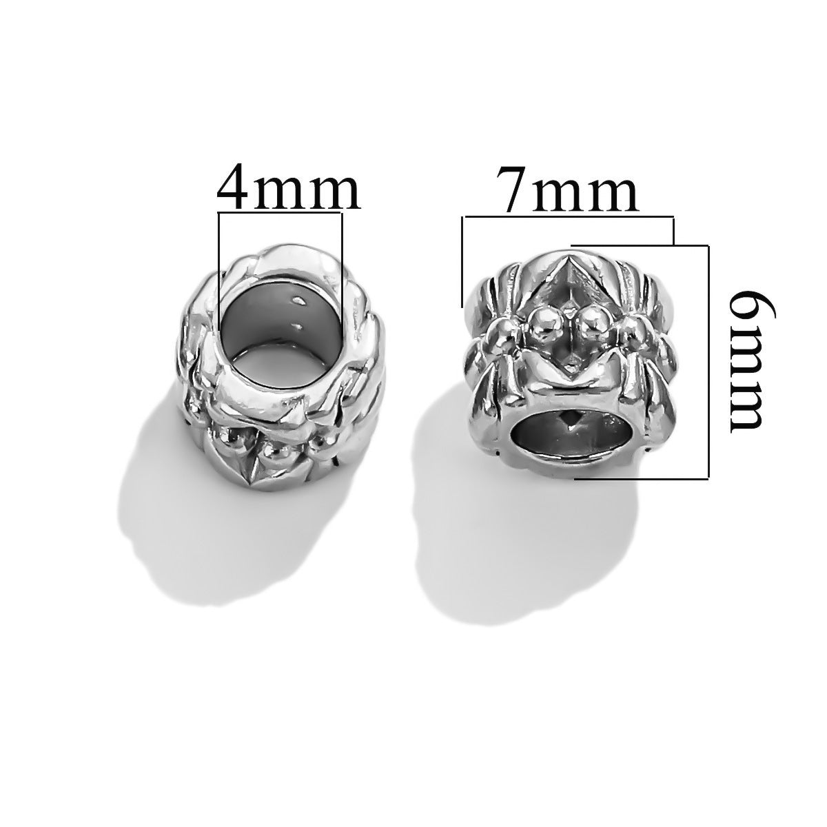 Maya Metal Beads With Electroplated Craft In Retro Style, Gold Jewelry Accessories