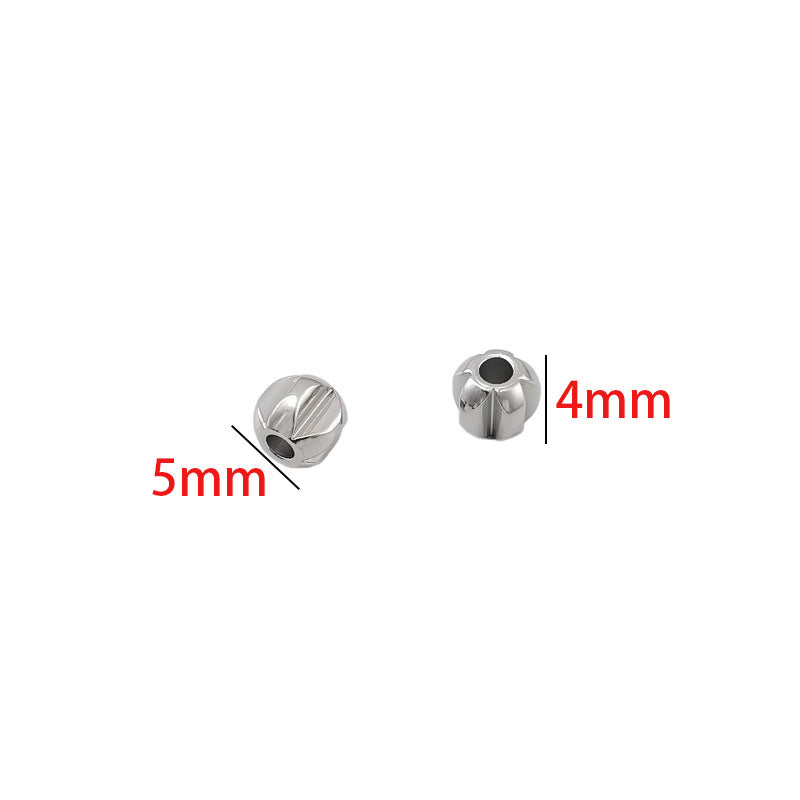 Maya Metal Beads With Electroplated Craft In Retro Style, Gold Jewelry Accessories