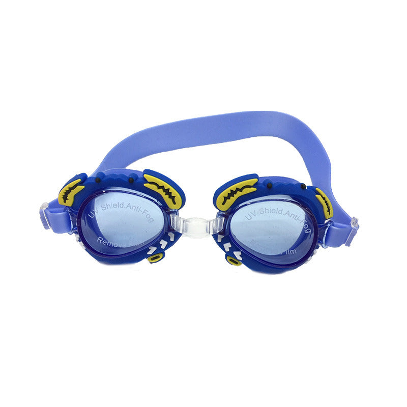 Crab PC Swimming Goggles For Boys In Lake Blue, Durable And Comfortable Swim Accessory