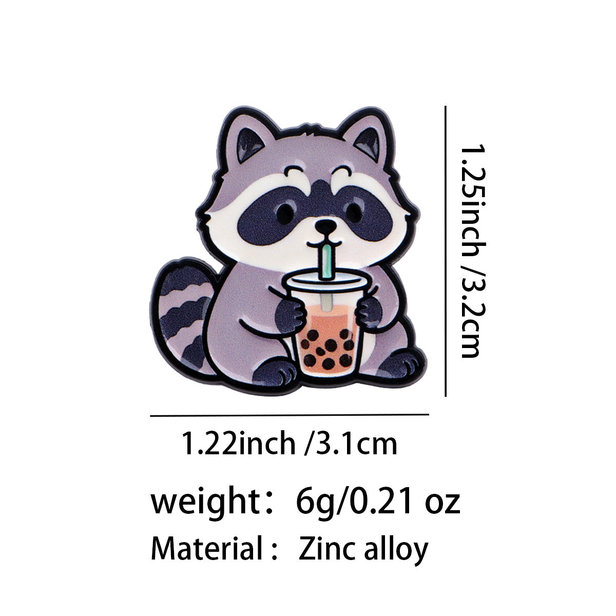 Animal Pin Made Of Zinc Alloy With Stoving Varnish Craftsmanship, Available In Multicolor