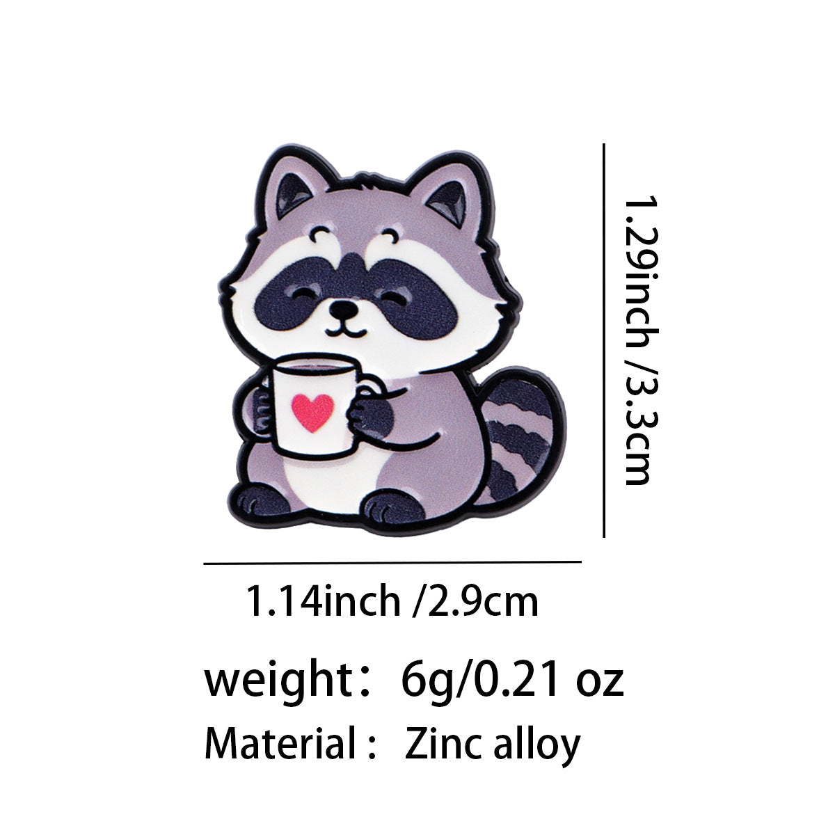 Animal Pin Made Of Zinc Alloy With Stoving Varnish Craftsmanship, Available In Multicolor