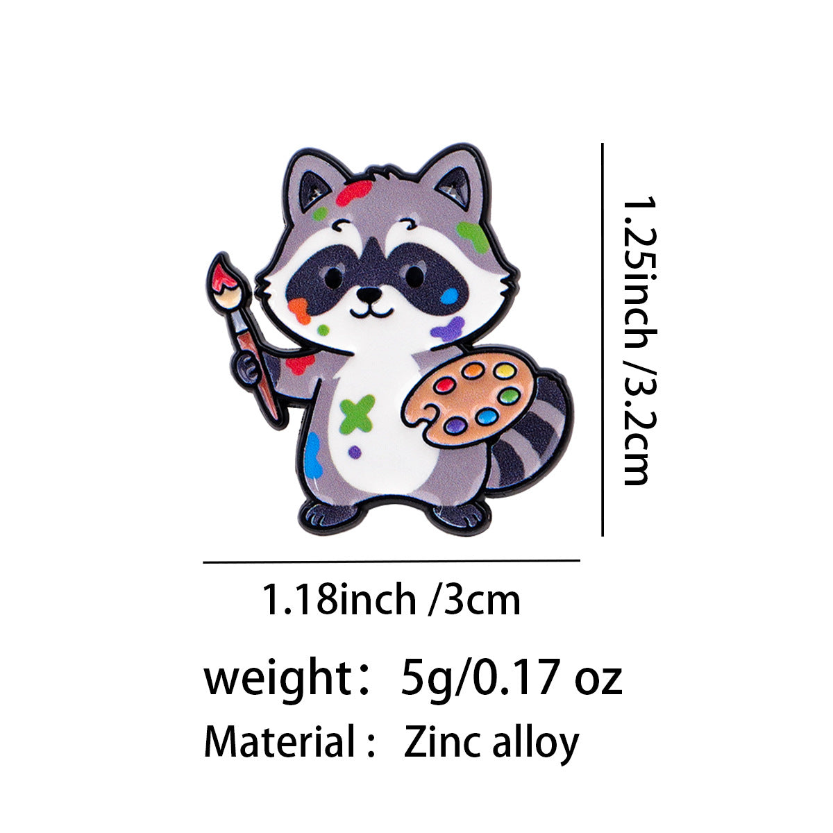 Animal Pin Made Of Zinc Alloy With Stoving Varnish Craftsmanship, Available In Multicolor