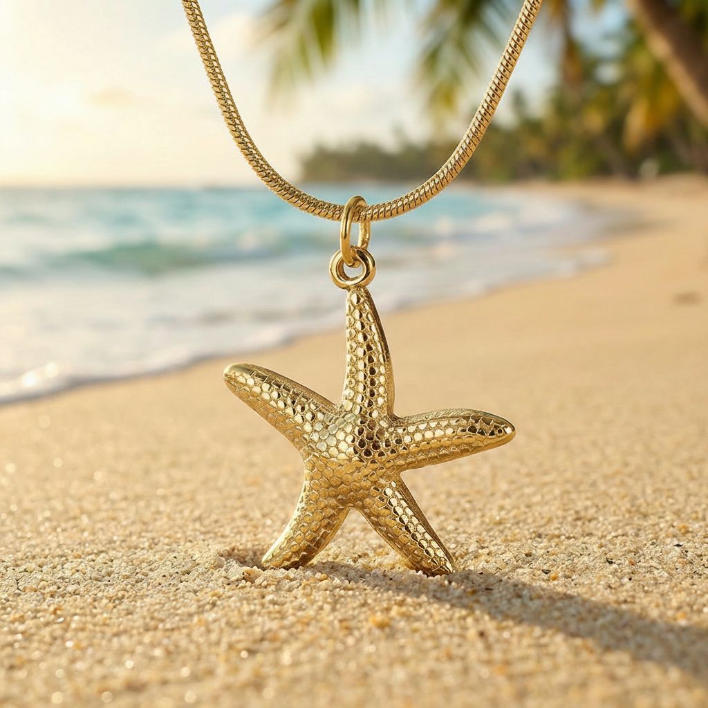 Luxurious Ocean Pendant Necklace For Women In Steel Color 304 Stainless Steel With Electroplated Finish And Snake Chain