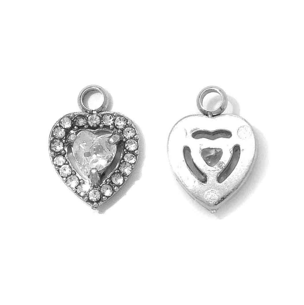 Geometric Pendant Featuring Electroplated 18K Real Gold Plated 304 Stainless Steel With Zircon Inlay
