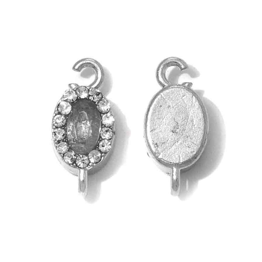 Geometric 304 Stainless Steel Pendant With Zircon Inlay, Electroplated Finish, Stylish Commute Jewelry Accessory