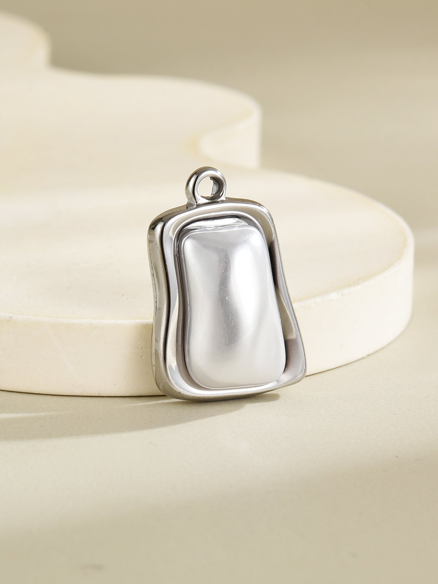 Metal Shell Pendant With Real Gold Plated Electroplated Finish In Gold Jewelry Accessories