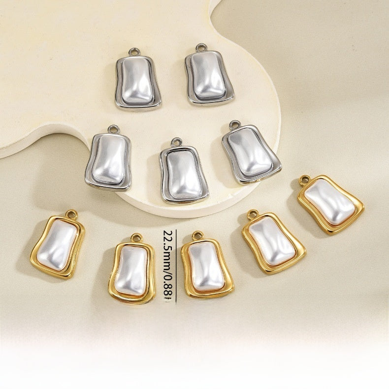 Metal Shell Pendant With Real Gold Plated Electroplated Finish In Gold Jewelry Accessories