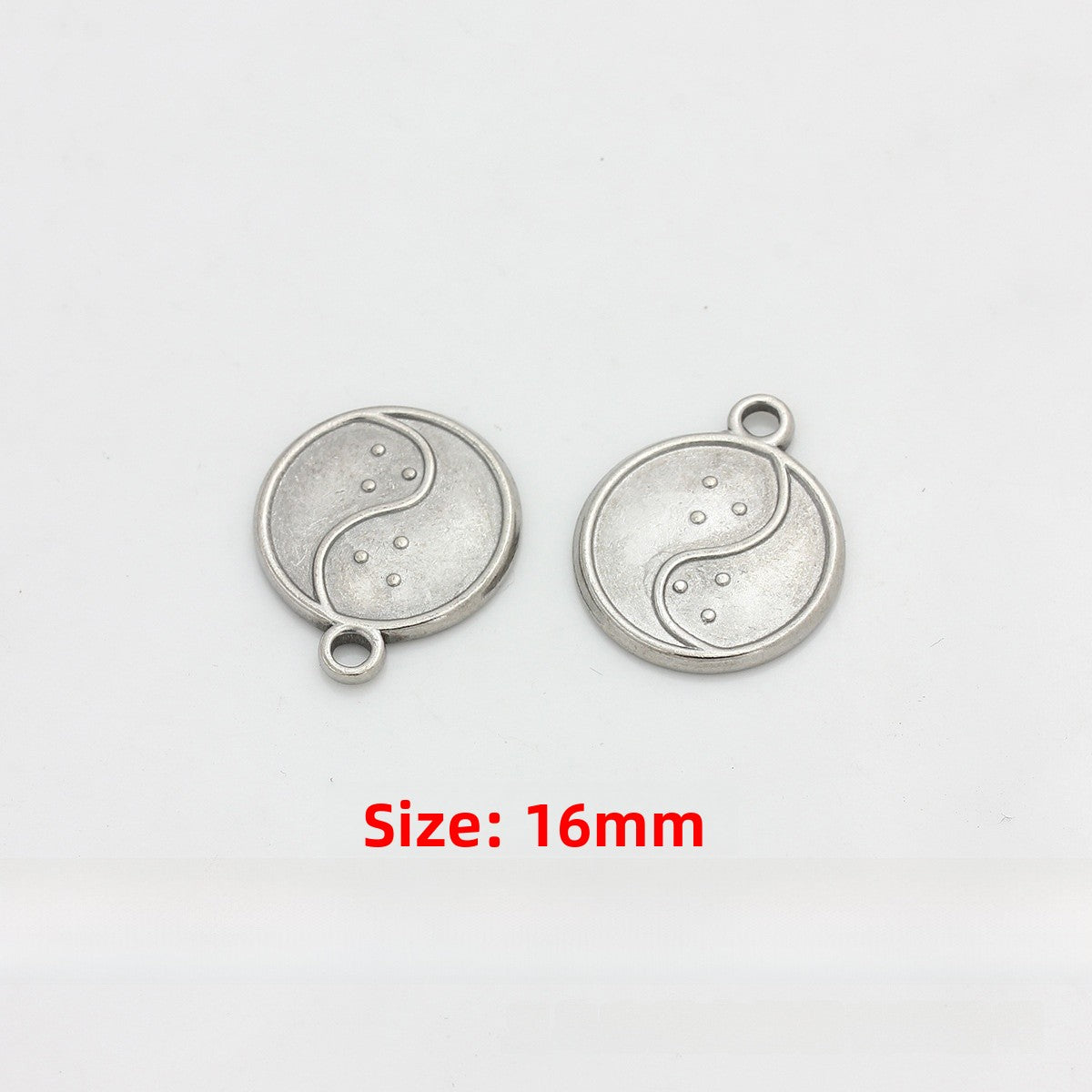 Moon Pendant In Titanium Steel, 1 PCS Package, Casual Style Jewelry Accessory