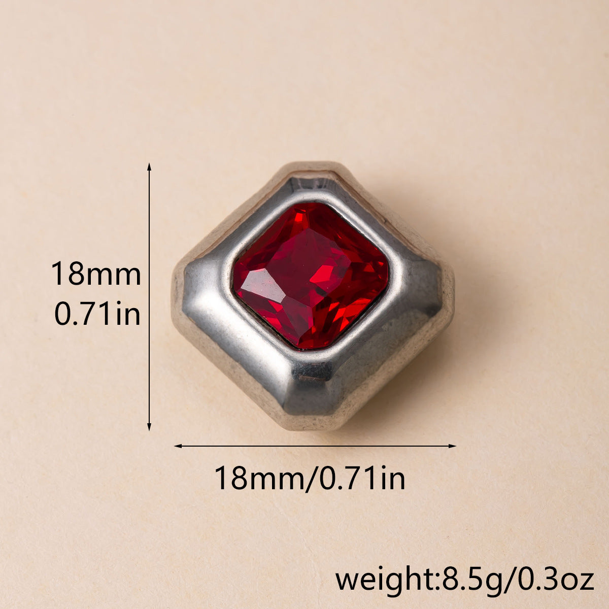 Geometric Pendant In 304 Stainless Steel With Zircon Inlay, Electroplated And PVD Coated Gold Plating Process Jewelry Accessory