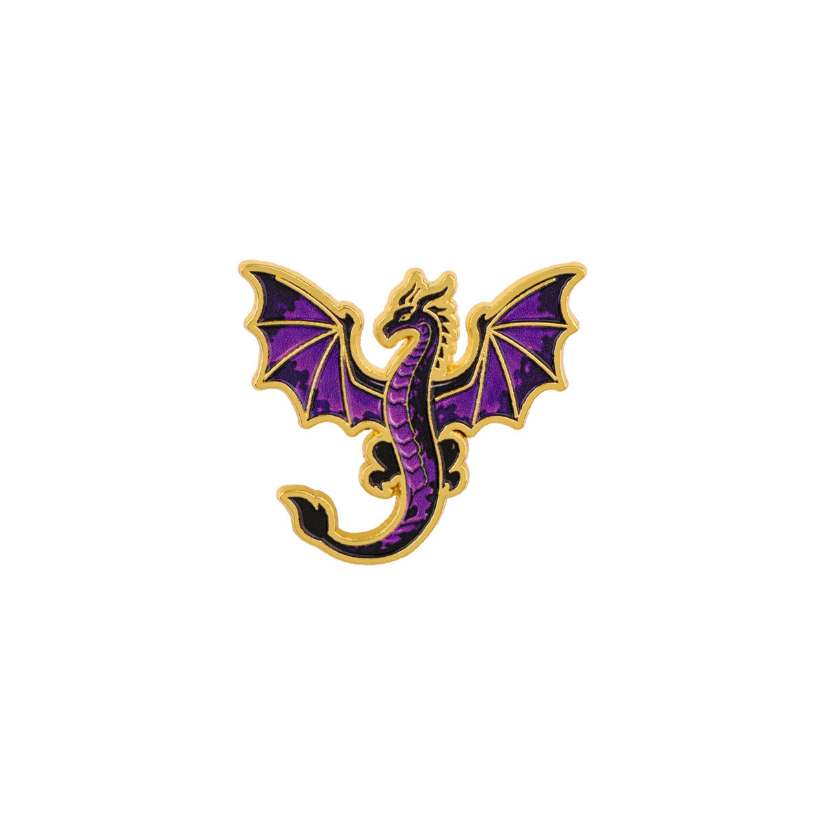 Dragon Pin Made Of Zinc Alloy With Electroplated Finish