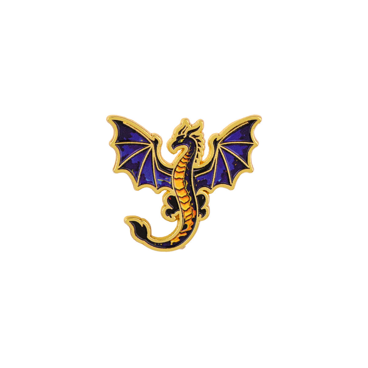 Dragon Pin Made Of Zinc Alloy With Electroplated Finish