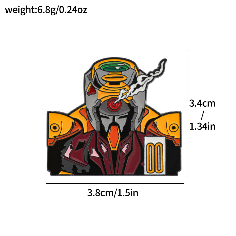 Cartoon Pin Made Of Alloy Featuring Electroplated Craftsmanship