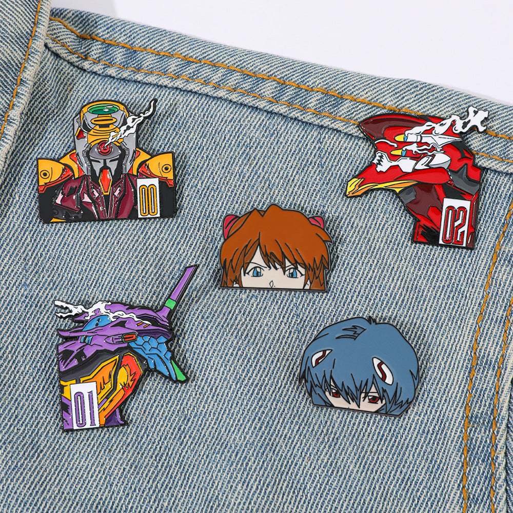 Cartoon Pin Made Of Alloy Featuring Electroplated Craftsmanship
