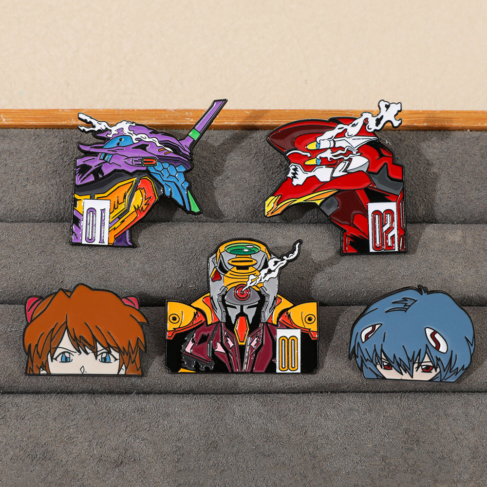 Cartoon Pin Made Of Alloy Featuring Electroplated Craftsmanship
