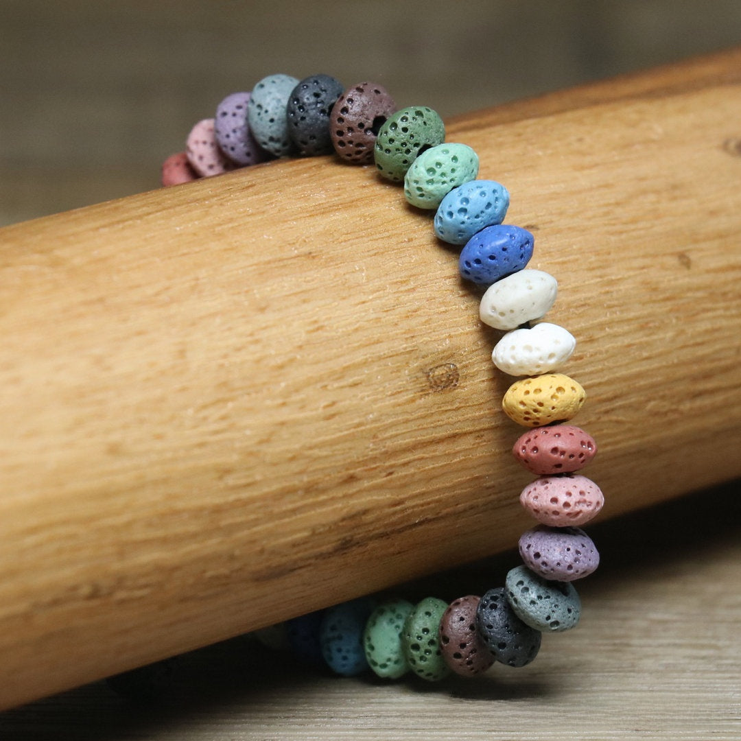 Bohemian Rainbow Crystal Beaded Knot Bracelet For Unisex Style