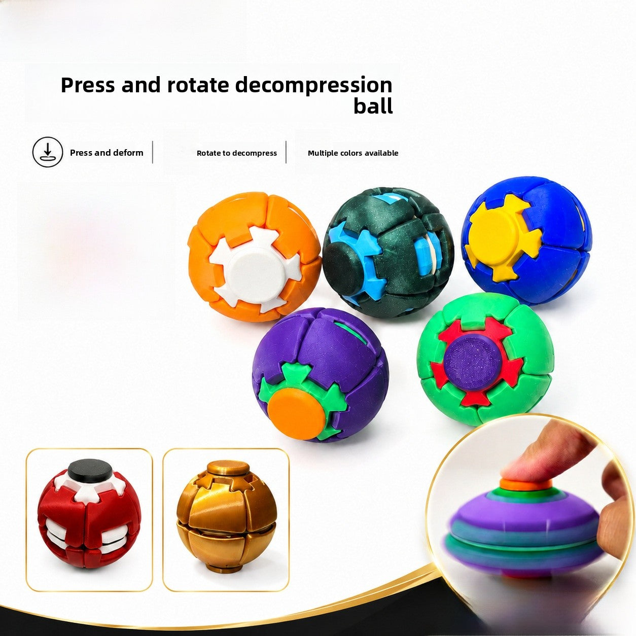 Children's Day Ornaments Featuring Rubik's Cube Pattern, White Plastic Decorative Ornaments For Home Textiles & Decor