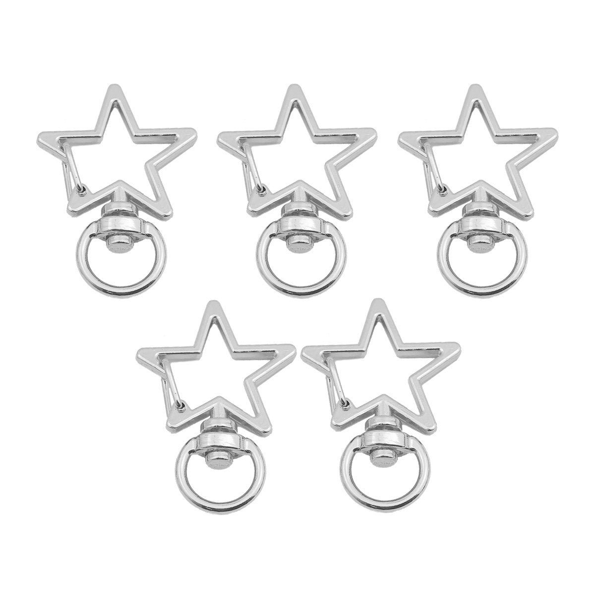 1 PCS Metal Star Jewelry Buckle With Irregular Craft For Jewelry Making