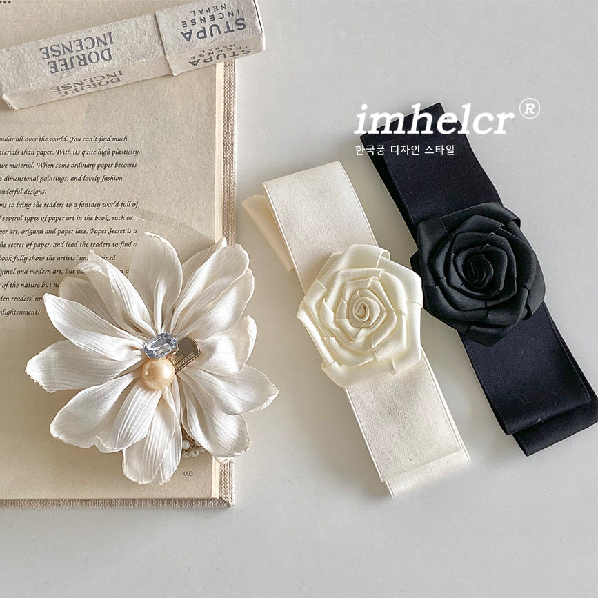 New Style Flowers Hairpin For Women Made With Soft Cloth, Perfect For Spring Season Accessories