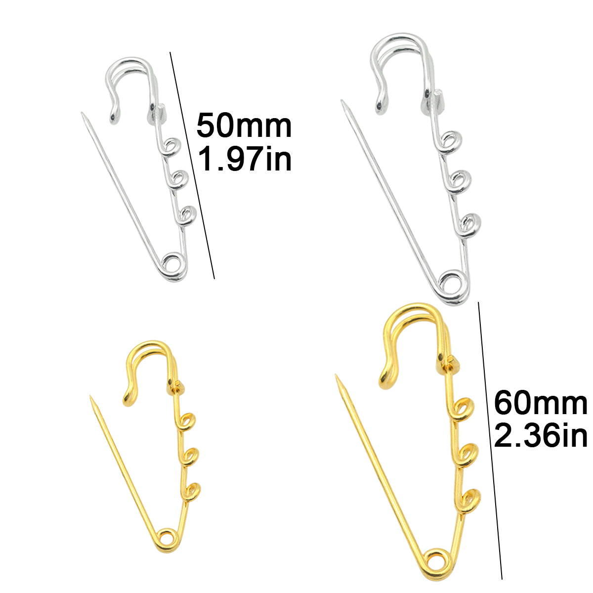 1 PCS Metal Jewelry Buckle With Irregular Craft Design For Jewelry Making