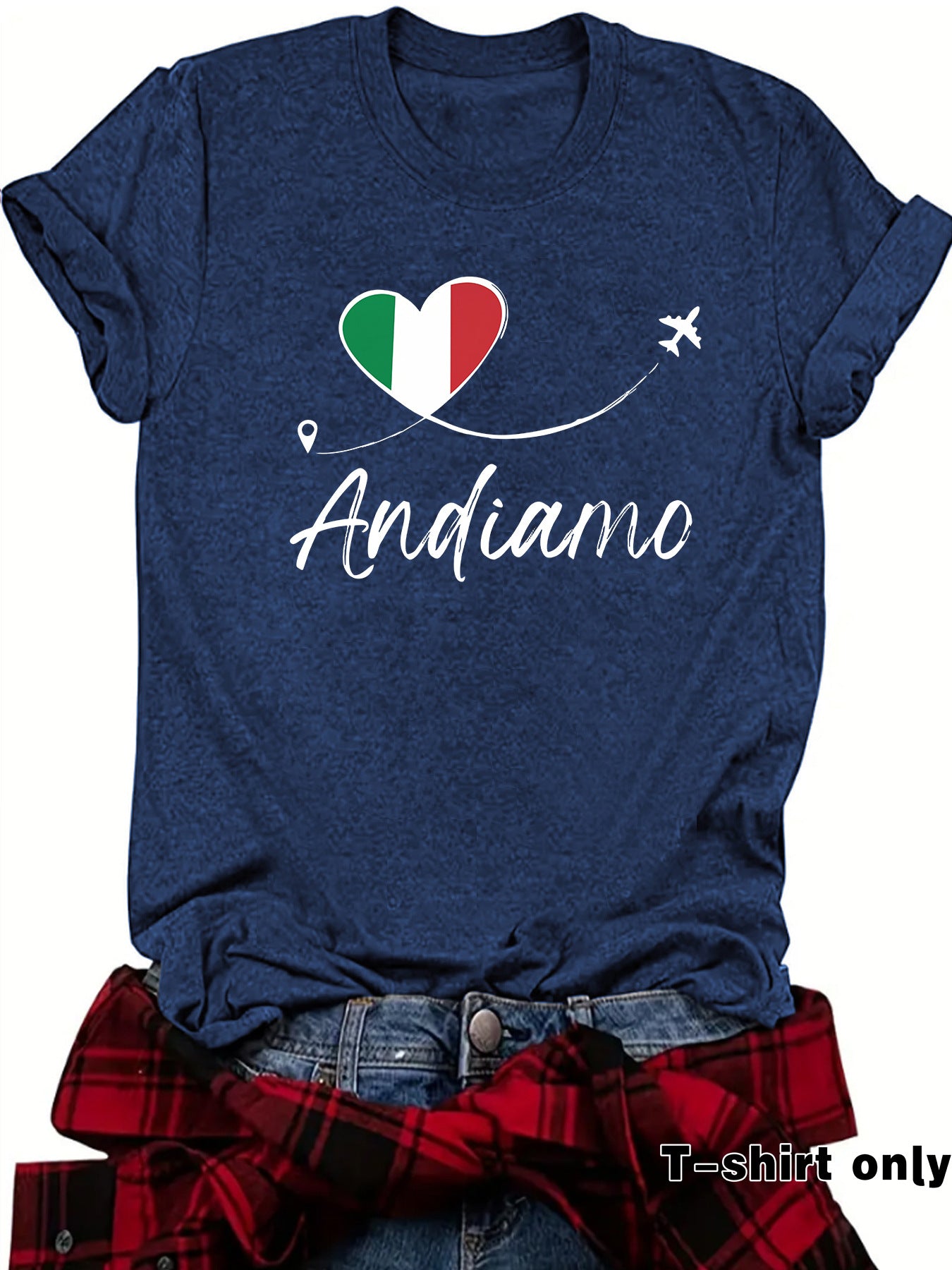 Cotton Streetwear Short Sleeve T-shirt For Women Featuring Printing Design