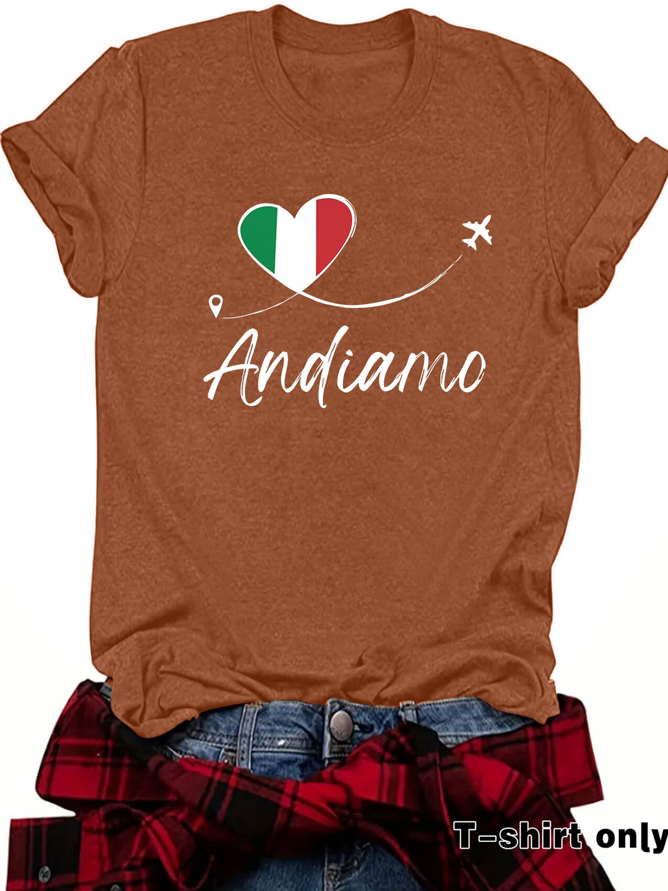 Cotton Streetwear Short Sleeve T-shirt For Women Featuring Printing Design