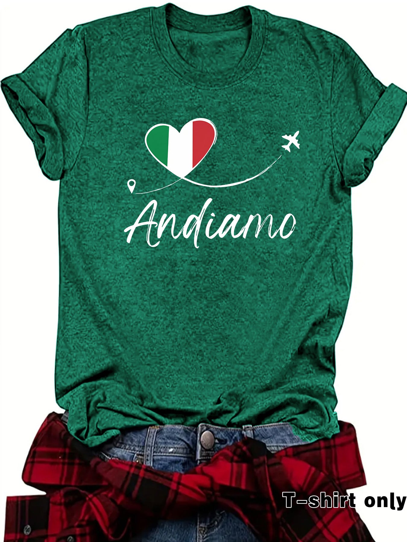 Cotton Streetwear Short Sleeve T-shirt For Women Featuring Printing Design
