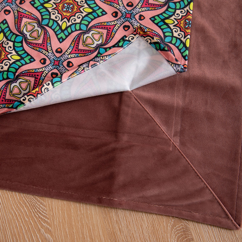 Bohemian Geometric Polyester Tablecloth For Dining Table, Stylish And Durable Home Textile Decor