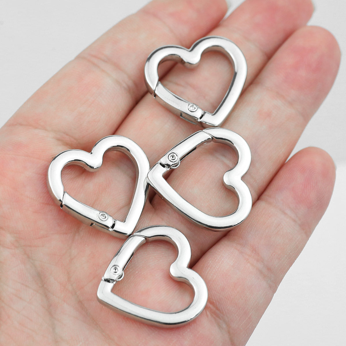 Heart Shape Jewelry Buckle In Alloy With Irregular Craftsmanship, 1 PCS Package