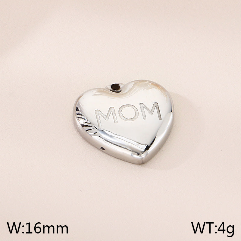 Letter Pendant In 304 Stainless Steel With 0.03µm Electroplated 18K Real Gold PVD Coating, 1 Piece Jewelry Accessory