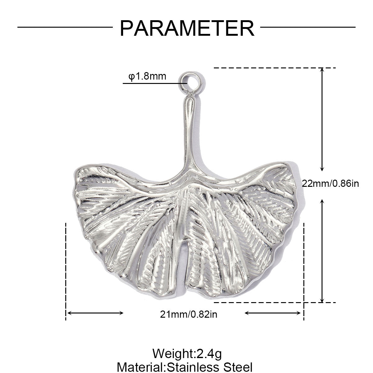 Dolphin Pendant Set Of 3 PCS With 0.03µm-0.05µm 18K Real Gold Plated PVD Coated Electroplated 304 Stainless Steel