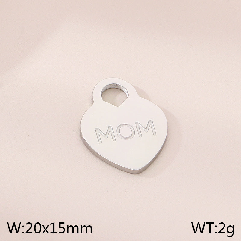 Letter Pendant In 304 Stainless Steel With 0.03µm Electroplated 18K Real Gold PVD Coating, 1 Piece Jewelry Accessory