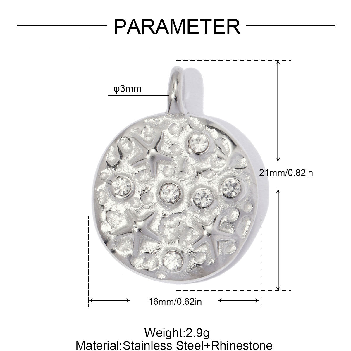 Dolphin Pendant Set Of 3 PCS With 0.03µm-0.05µm 18K Real Gold Plated PVD Coated Electroplated 304 Stainless Steel